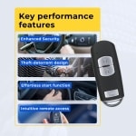 UrbanX (2-Pack) Replacement 2014-2018 Mazda 3 Hatchback Key Fob – Fcc: Wazske13D01 – Pn: Kdy3-67-5Dy, Kd33-67-5Ry, Kd33675Ry – 3 Button - Image 7