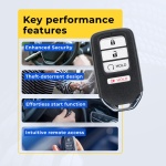 UrbanX (2-Pack) Replacement 2019 Honda Ridgeline Key Fob – Fcc: A2C97488400 – Pn: 72147-T6Z-A11 – 4 Button - Image 7