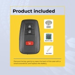 UrbanX Replacement 2021 Toyota RAV4 Key Fob – Fcc: Hyq14Fbc – Pn: 8990H-0R0108990H-0R210 – 3 Button - Image 3