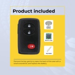 UrbanX (2-Pack) Replacement 2008 Toyota Highlander Key Fob – Fcc: Hyq14Aab – Pn: 89904-48100, 89904-06041, 89904-07030 – 3 Button - Image 3