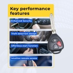 UrbanX Replacement 2011 Toyota 4Runner Key Fob – Fcc: Hyq12Bby, Hyq12Bdc – Pn: 89070-35170, 89070-42660, 89070-42750, 89070-42670 – 3 Button - Image 7