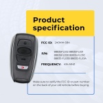 UrbanX Replacement 2020 Subaru STI Key Fob – Fcc: 2Aokm-Sb4 – Pn: 88835-Fl03C, 88835Fl032 – 4 Button - Image 5