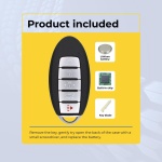 UrbanX Replacement Key Fob for 2019 Nissan
