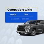 UrbanX Replacement 2015 Lexus LX570 Key Fob – Fcc: Hyq14Aem, Hyq14Aab – Pn: 89904-60061, 89904-60A00 – 4 Button - Image 4