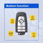 UrbanX Replacement Ford Key Fob – Fcc: M3N-A2C931426, 164-R8149 – Pn: 164-R8149 – 5 Button - Image 2