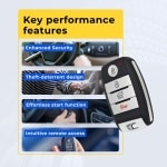 UrbanX Replacement 2014-2017 Kia Optima, Rio, Sorento Key Fob – Fcc: 95440-2T510, Sy5Xmfna04 – Pn: 95440-2T510 – 4 Button - Image 7