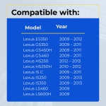 UrbanX (2-Pack) Replacement 2011 Lexus IS C Key Fob – Fcc: Hyq14Aem, Hyq14Aab – Pn: 89904-50380 – 4 Button - Image 4