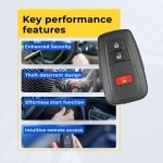 UrbanX Replacement 2021 Toyota Corolla Hatchback Key Fob – Fcc: Hyq14Fbn – Pn: 8990H-12180 – 3 Button - Image 7