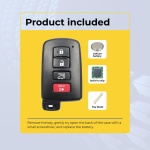 UrbanX (2-Pack) Replacement 2017 Toyota Highlander Key Fob – Fcc: Hyq14Fba – Pn: 89904-0E121, 89904-0E120 – 4 Button - Image 3