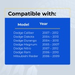 UrbanX (2-Pack) Replacement 2009 Dodge Nitro Key Fob – Fcc: Kobdt04A, 2Aokm-Cyv6 – Pn: 05183348Aa, 05143608Aa, 056053000Ah – 3 Button - Image 4