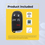 UrbanX (2-Pack) Replacement 2021 Dodge Charger Key Fob – Fcc: N5F-A04Taa, N5Fa04Taa – Pn: 68394191, 68155687 - Image 3