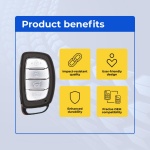 UrbanX Replacement 2016-2018 Hyundai Tucson Key Fob – Fcc: Tq8-Fob-4F07 – Pn: 95440-D3100Nna – 4 Button - Image 6