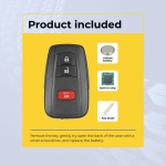 UrbanX (2-Pack) Replacement 2021 Toyota Corolla Hatchback Key Fob – Fcc: Hyq14Fbn – Pn: 8990H-12180, 8990H12180 – 3 Button - Image 3