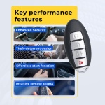 UrbanX Replacement Key Fob for 2017-2018 Nissan