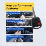 UrbanX (2-Pack) Replacement 2005 Lexus LX470 Key Fob – Fcc: Hyq1512V – Pn: 89070-60801 – 3 Button - Image 7