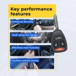 UrbanX Replacement 2007 Chrysler 300 Key Fob – Fcc: Kobdt04A, 2Aokm-Cyv6 – Pn: 05179514Aa, 56038757Ae, 56038757Ah, 05179512Aa – 4 Button - Image 7