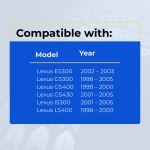 UrbanX Replacement 2004 Lexus GS300 Key Fob – Fcc: Hyq1512V, 2Kokm-Lxv1 – Pn: 89070-53531, 8907053531 – 3 Button - Image 4