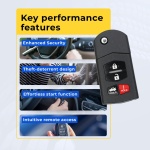 UrbanX (2-Pack) Replacement 2012 Mazda Cx-9 Key Fob – Fcc: Bgbx1T478Ske125-01 – Pn: Bbm4-67-5Ry, Bbm4675Ry – 4 Button - Image 7