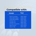 UrbanX Replacement 2009 Saturn Aura Key Fob – Fcc: Kobgt04A – Pn: 22733524 – 5 Button - Image 4