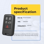 UrbanX Replacement 2014 Volvo V60 Key Fob – Fcc: Kr55Wk49264 – Pn: 30659637 – 5 Button - Image 5