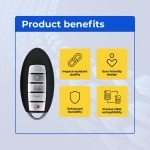 UrbanX Replacement Key Fob for 2020-2023 Nissan