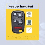 UrbanX Replacement Key Fob for 2002 Honda
