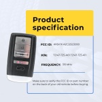 UrbanX Replacement 2016-2020 Acura RLX Key Fob – Fcc: Kr5V1X – Pn: 72147-Tz3-A01 – 4 Button - Image 5
