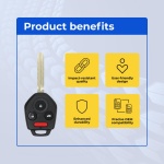 UrbanX Replacement 2016 Subaru WRX Key Fob – Fcc: Cwtwb1U811 – Pn: 57497-Fj230 - Image 6