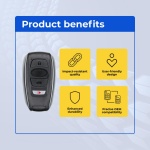 UrbanX Replacement 2021 Honda Fit Key Fob Remote FCC: 2AOKM-SB4 PN: 88835-FL03C, 88835FL032 4Btn - Image 6