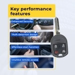 UrbanX Replacement 2011-2016 Ford F-350 F-450 Key Fob – Fcc: Cwtwb1U793,Ouc6000022,164-R8067,164-R8064 – Pn: 164-R8064,164-R8067 – 4 Button - Image 7