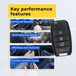 UrbanX Replacement 2014-2015 Kia Optima Key Fob – Fcc: Nyodd4Tx1306-Tfl – Pn: 95430-2T560 – 4 Button - Image 7