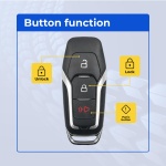 UrbanX Replacement Key Fob for 2015-2017 Ford