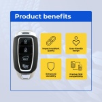 UrbanX Replacement 2018-2020 Hyundai Kona Key Fob – Fcc: Tq8-Fob-4F18Part – Pn: 95440-J9010 – 4 Button - Image 6