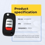 UrbanX Replacement 2017 Smart Forfour Key Fob – Fcc: Cwtwb1G767 – 0 Button - Image 5