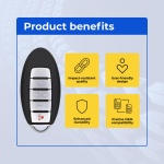 UrbanX Replacement Key Fob for 2019 Nissan