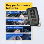 UrbanX Replacement 2019 Lexus RX350 Key Fob – Fcc: Hyq14Fbb – Pn: 89904-0E160 – 4 Button - Image 7