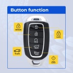 UrbanX Replacement 2020-2021 Hyundai Palisade Key Fob – Fcc: Tq8-Fob-4F29 – Pn: 95440-S8010 – 5 Button - Image 2