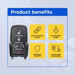 UrbanX (2-Pack) Replacement 2022 Ram 1500 Key Fob – Fcc: Oht-4882056, Oht4882056 – Pn: 68584154, 68584154Aa – 5 Button - Image 6