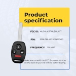 UrbanX (2-Pack) Replacement 2013 Cadillac XTS Key Fob – Fcc: Nbg009768T – Pn: 22865375, 22856930 – 5 Button - Image 5