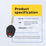 UrbanX (2-Pack) Replacement 2016 Subaru Impreza Key Fob – Fcc: Cwtwb1U811 – Pn: 57497-Fj230 – 4 Button - Image 5