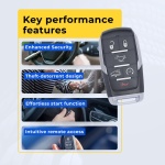 UrbanX (2-Pack) Replacement 2019 RAM 1500 Key Fob – Fcc: Oht-4882056, Oht4882056 – Pn: 68584156, 68584156Aa – 6 Button - Image 7