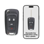 UrbanX Replacement Chevrolet Cruze Malibu Equinox Buick LaCrosse Regal Key Fob – Fcc: Oht05918179 – Pn: 13586120 – 4 Button