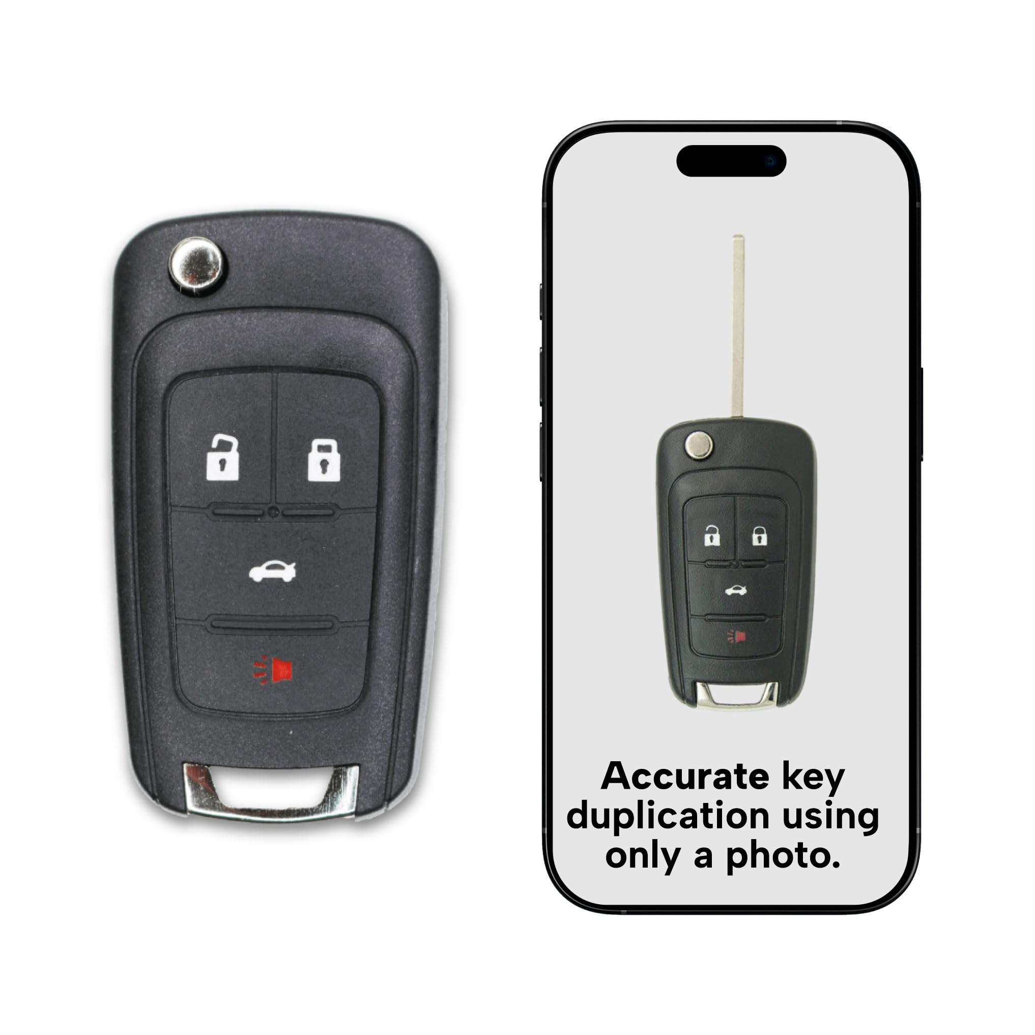 Version 1.0.0 UrbanX Replacement GM Key Fob – Fcc: Oht01060512 – 4 Button - Image 1