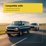 UrbanX Replacement 2015-2020 GMC Savana, Chevrolet Express Transponder Key – FCC: Not found – PN: Not found – 0 Button - Image 2