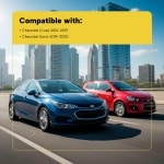 UrbanX Replacement 2016-2020 Chevrolet Cruze, Sonic Key Fob – FCC: Not found – PN: Not found – 4 Button - Image 2