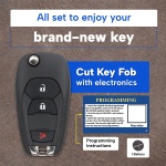 UrbanX Replacement 2019-2021 Chevrolet Spark, Sonic, Trax Key Fob – FCC: Not found – PN: Not found – 3 Button - Image 6