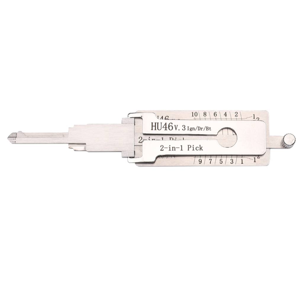 UrbanX Aftermarket LISHI HU46 Keyway GM 2 in 1 Pick & Decoder Flat 10 Cut UrbanX Aftermarket LISHI HU46 Keyway GM 2 in 1 Pick & Decoder Flat 10 Cut