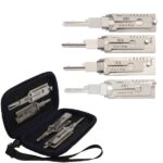 UrbanX Aftermarket Lishi Residential Pick Set Of 4 KW1 KW5 SC1 SC4 Include Magnetic Case