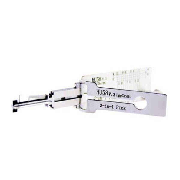 UrbanX Aftermarket LISHI HU58 4 Track BMW S7BW Twin Lifter 2 In 1 Pick Ignition Door Trunk Anti Glare