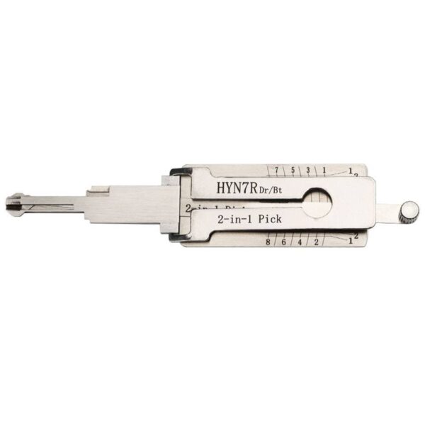 UrbanX Aftermarket Lishi Hyundai Kia HYN7R/HY12 SL 2 in 1 Pick Decoder